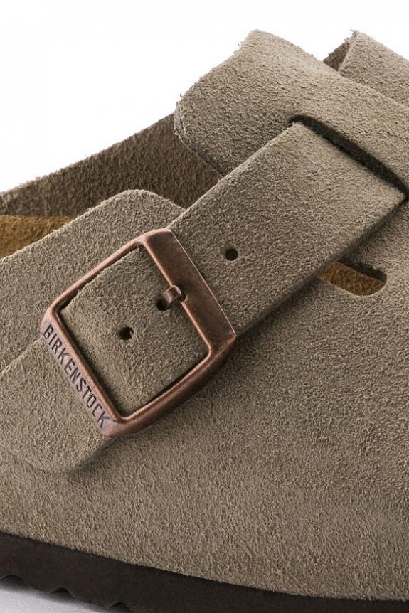 Birkenstock Boston Suede Leather Taupe